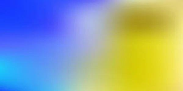 Hellblaue Gelbe Vektorgradienten Verwischen Die Zeichnung Verschwommene Abstrakte Gradienten Illustration — Stockvektor