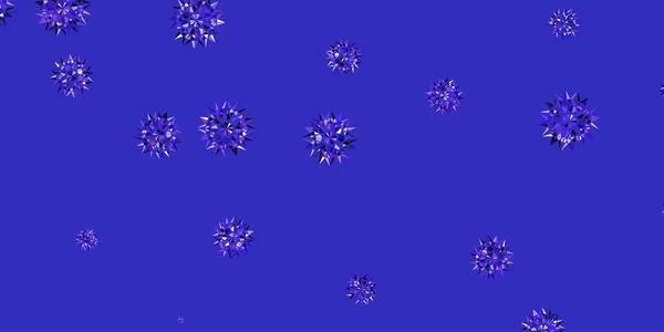Luz Púrpura Vector Diseño Natural Con Flores Gradiente Flores Abstractas — Archivo Imágenes Vectoriales