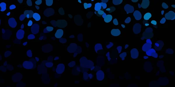 Fondo Vectorial Azul Oscuro Con Formas Aleatorias Formas Abstractas Coloridas — Archivo Imágenes Vectoriales