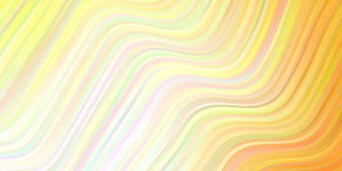 Eğrili Açık Turuncu vektör deseni.