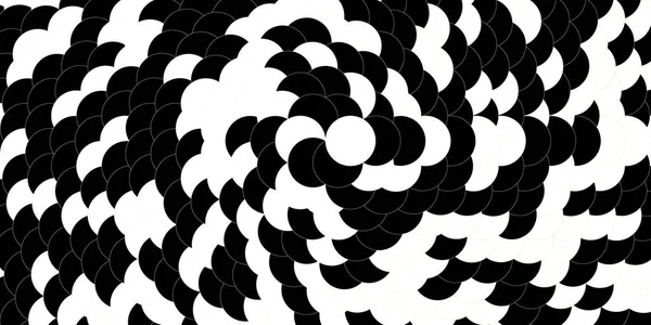 円の形をしたダークグリーンベクトルレイアウト — ストックベクタ