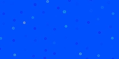 Açık mavi vektör şablonu ve grip belirtileri. Dekoratif tarzında renkli işaretleri olan akıllı illüstrasyon. Sağlık korunması için duvar kağıdı.