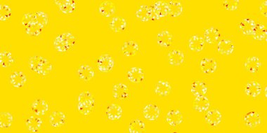 Küreli hafif turuncu vektör deseni. Baloncuklu gradyan tarzda soyut dekoratif tasarım. Web siteleri için desen.