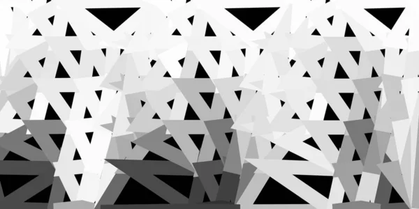 Fond Triangle Abstrait Vecteur Gris Clair Illustration Intelligente Dans Style — Image vectorielle