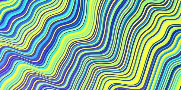 Fond Vectoriel Multicolore Clair Avec Des Lignes Douces Illustration Créative — Image vectorielle
