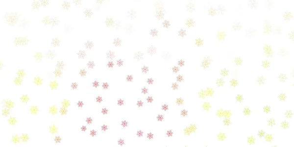 浅色的彩色矢量点缀背景与花朵 简朴的设计 底座上有花朵 适合您的业务的最佳设计 — 图库矢量图片