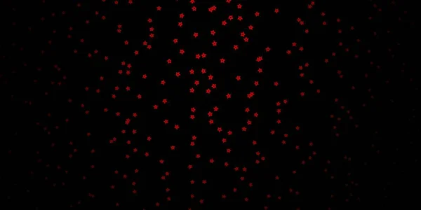 Hijau Gelap Tekstur Vektor Merah Dengan Bintang Bintang Yang Indah - Stok Vektor