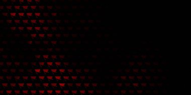 Koyu kırmızı vektör dokusu üçgen biçiminde. Üçgen şekilli ışıltılı soyut çizimler. İniş sayfaları için şablon.