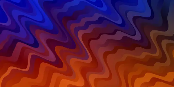 Bleu Clair Fond Vectoriel Jaune Avec Lignes — Image vectorielle