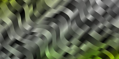 Açık Yeşil, wry çizgileri ile sarı vektör düzeni.