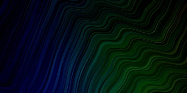 Light Blue Green Vector Background Lines — Stock Vector