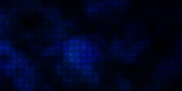 Mörkblå Vektor Layout Med Linjer Rektanglar Illustration Med Uppsättning Lutande — Stock vektor