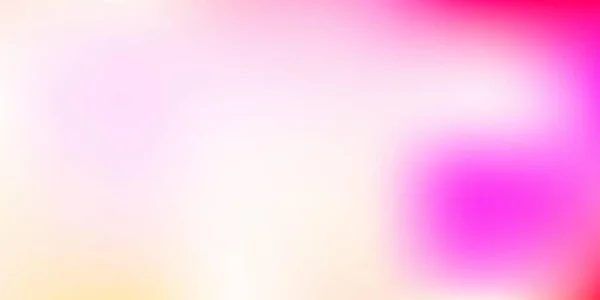 Világos Rózsaszín Sárga Vektor Elmosódott Textúra Homályos Absztrakt Gradiens Illusztráció — Stock Vector