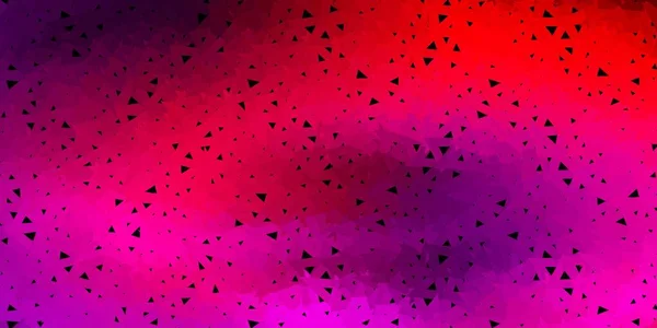 Темно Рожевий Жовтий Векторний Багатокутний Фон Градієнтна Ілюстрація Полігональному Стилі — стоковий вектор