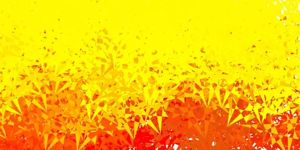 Ανοιχτό Κόκκινο Κίτρινο Διανυσματική Διάταξη Τριγωνικές Μορφές Εξαιρετική Αφηρημένη Απεικόνιση — Διανυσματικό Αρχείο