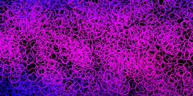 Koyu mor, soyut şekilli pembe vektör şablonu. Gradyan rastgele formlarla modern soyut illüstrasyon. Cep telefonları için arka plan.