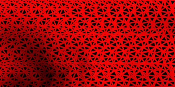 Texture Rouge Foncé Vecteur Jaune Poly Triangle Illustration Abstraite Colorée — Image vectorielle