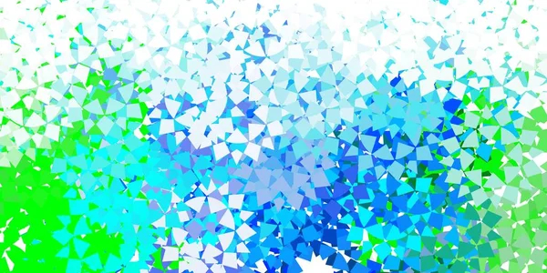 Светло Голубой Векторный Фон Многоугольным Стилем Треугольники Абстрактном Фоне Красочным — стоковый вектор