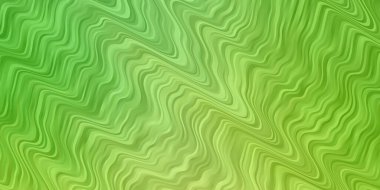 Açık Yeşil, eğrili kırmızı vektör düzeni.