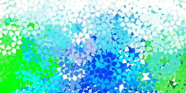 Diseño Vector Azul Claro Con Líneas Triángulos Ilustración Abstracta Moderna — Vector de stock