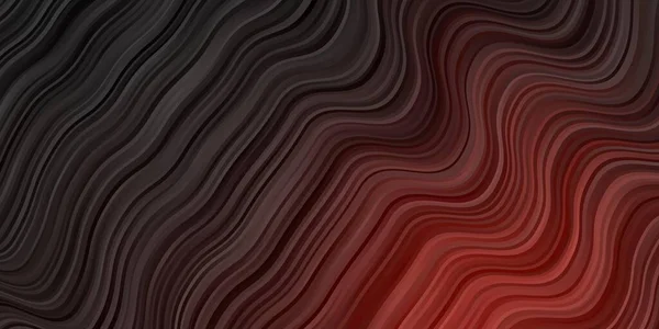 Темно Червоний Векторний Шаблон Лініями Ілюстрація Абстрактному Стилі Вигнутими Градієнтами — стоковий вектор