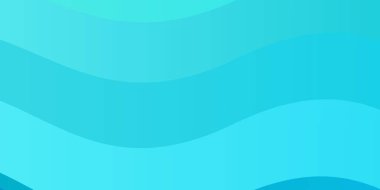 Açık Mavi, kıvrımlı yeşil vektör şablonu.