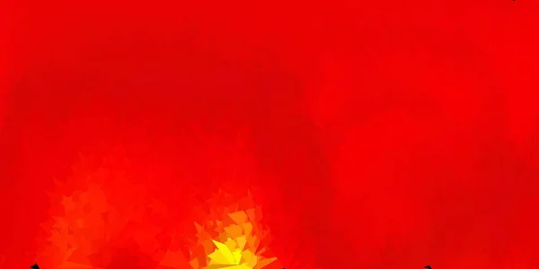 Темно Зелений Червоний Векторний Багатокутний Візерунок Барвиста Абстрактна Ілюстрація Градієнтними — стоковий вектор