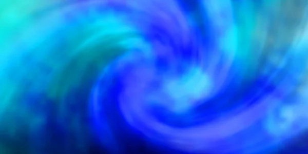 Bleu Clair Modèle Vectoriel Vert Avec Ciel Nuages — Image vectorielle