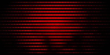 Daireli koyu turuncu vektör deseni.