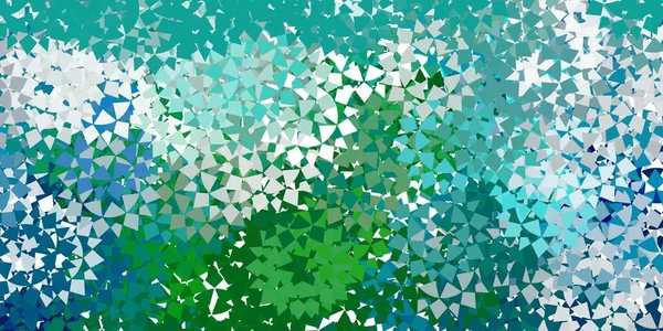 Fond Vectoriel Bleu Clair Avec Triangles Illustration Abstraite Moderne Avec — Image vectorielle