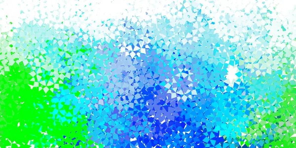 Ανοιχτό Μπλε Διάνυσμα Φόντο Πολυγωνικό Στυλ Όμορφη Απεικόνιση Τρίγωνα Στυλ — Διανυσματικό Αρχείο