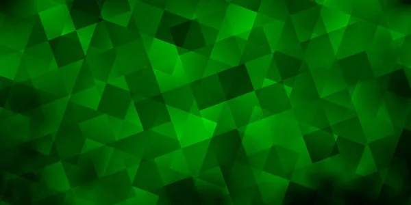 Verde Claro Textura Vectorial Amarilla Con Estilo Polivinílico Con Cubos — Vector de stock