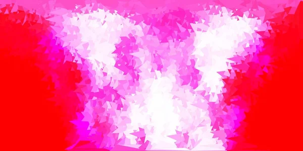 Conception Polygonale Gradient Vectoriel Rouge Clair Mosaïque Illustration Colorée Avec — Image vectorielle