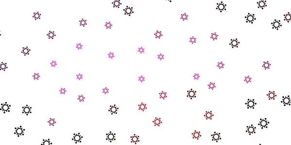Светло Розовая Векторная Текстура Символами Болезни Простой Дизайн Абстрактном Стиле — стоковый вектор