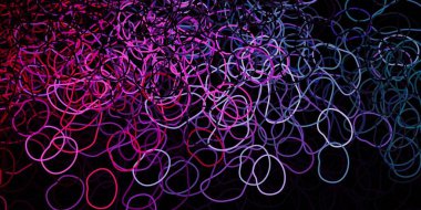 Koyu pembe, soyut şekilli yeşil vektör şablonu. Soyut tarzda renkli şekilli bir illüstrasyon. Duvar kağıdı seti için zarif tasarım.