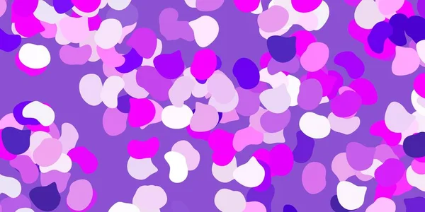 Plantilla Vectorial Púrpura Claro Rosa Con Formas Abstractas Formas Abstractas — Vector de stock