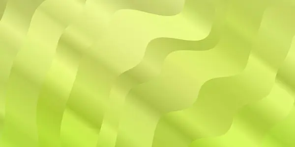 Verde Chiaro Texture Vettoriale Gialla Con Linee Spiritose — Vettoriale Stock