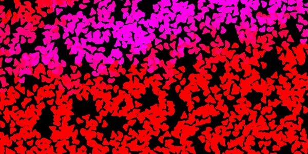 Σκούρο Ροζ Κόκκινο Διανυσματικό Φόντο Τυχαίες Μορφές Σύγχρονη Αφηρημένη Απεικόνιση — Διανυσματικό Αρχείο