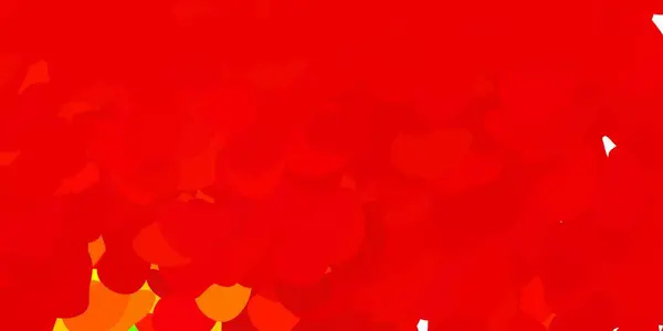 Dunkelgrüne Rote Vektorkulisse Mit Chaotischen Formen Illustration Mit Farbenfrohen Formen — Stockvektor