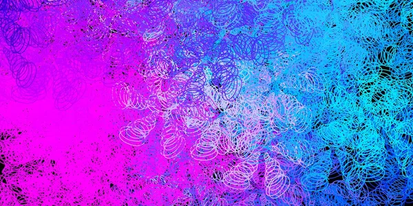 Темно Розовый Синий Векторный Узор Сферами Иллюстрация Набором Ярких Красочных — стоковый вектор