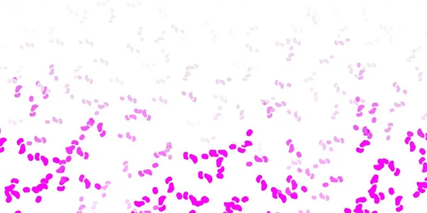 Světle Růžové Vektorové Pozadí Chaotickými Tvary Barevné Abstraktní Tvary Přechodem — Stockový vektor