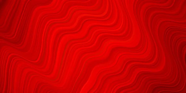Donkerrode Vector Textuur Met Gebogen Lijnen Kleurrijke Abstracte Illustratie Met — Stockvector