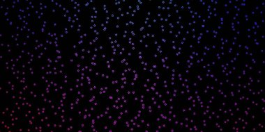 Koyu pembe, parlak yıldızlı mavi vektör düzeni.