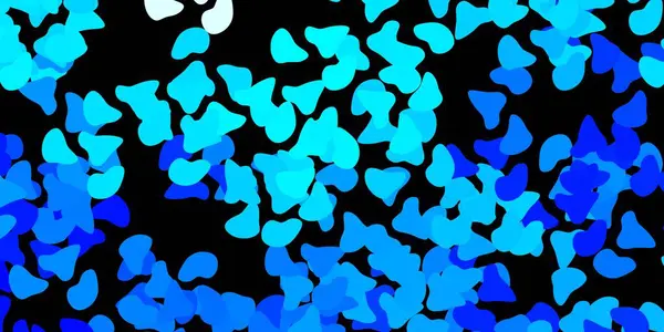 Textura Vectorial Azul Oscuro Con Formas Memphis Diseño Sencillo Estilo — Vector de stock