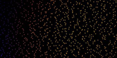 Koyu mavi, soyut yıldızlı kırmızı vektör deseni.