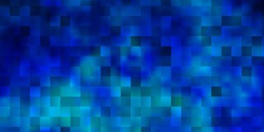 Çokgen biçiminde hafif BLUE vektör arkaplanı. Gradyan dikdörtgenleri ve kareleri olan renkli çizimler. Cep telefonları için şablon.