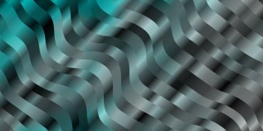 Eğri çizgileri olan hafif Mavili vektör deseni.