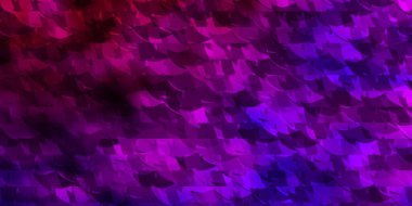 Üçgenli açık mor vektör arkaplan. Soyut arkaplanda renkli eğimli üçgenler. Duvar kağıtları için şablon.