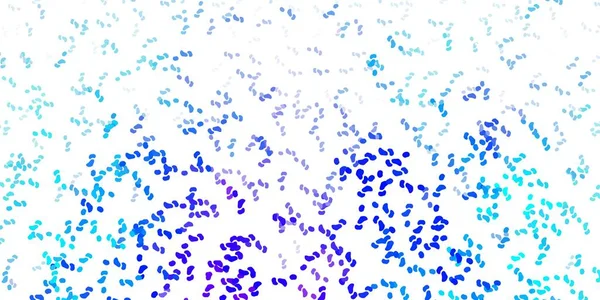 Világos Rózsaszín Kék Vektor Háttér Kaotikus Formák Illusztráció Színes Formájú — Stock Vector