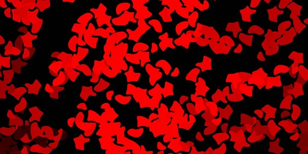 Modelo Vetor Vermelho Escuro Com Formas Abstratas Ilustração Colorida Com —  Vetores de Stock